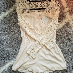 Lace Long Sleeve Romper